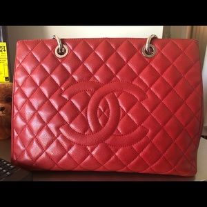 Authentic Chanel bag large